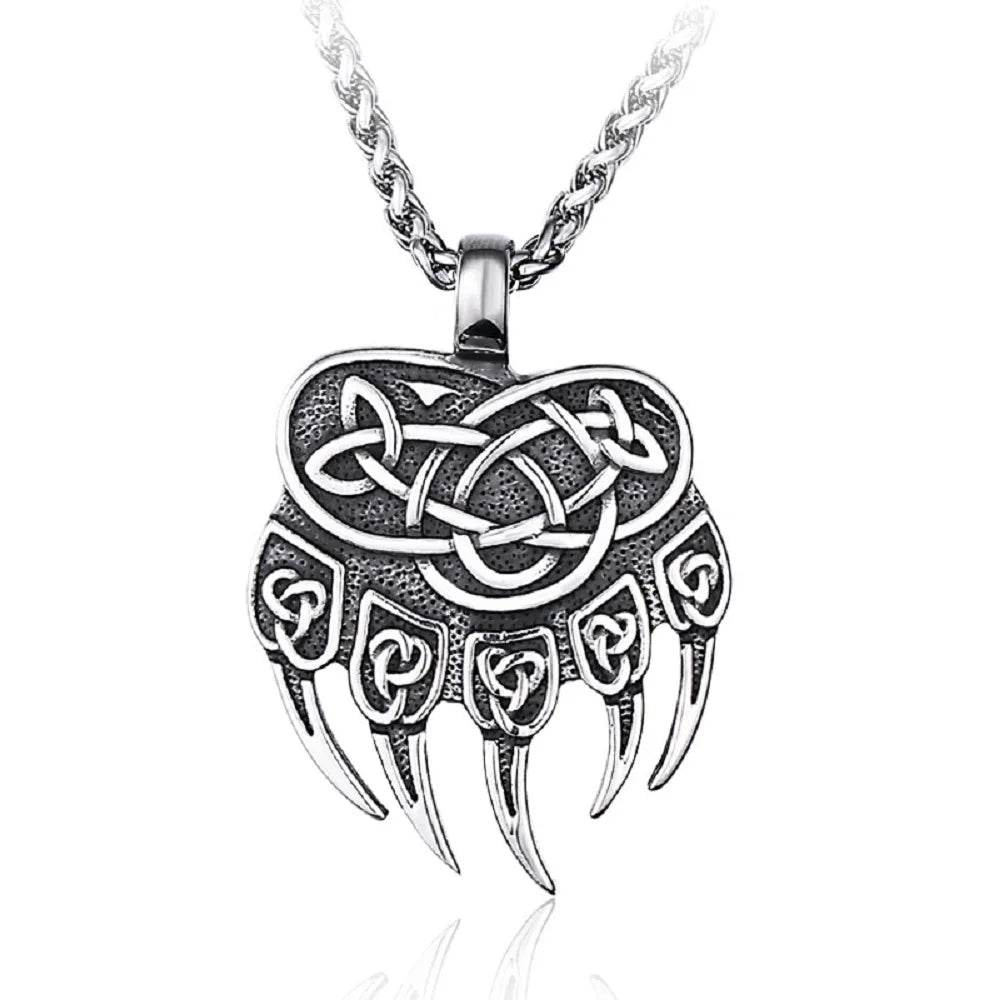 Bear Claw Knot Pendant (316L)
