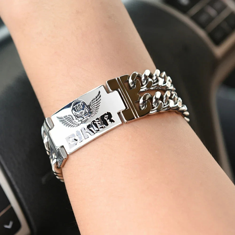 Skull Chain Bracelet (316L)