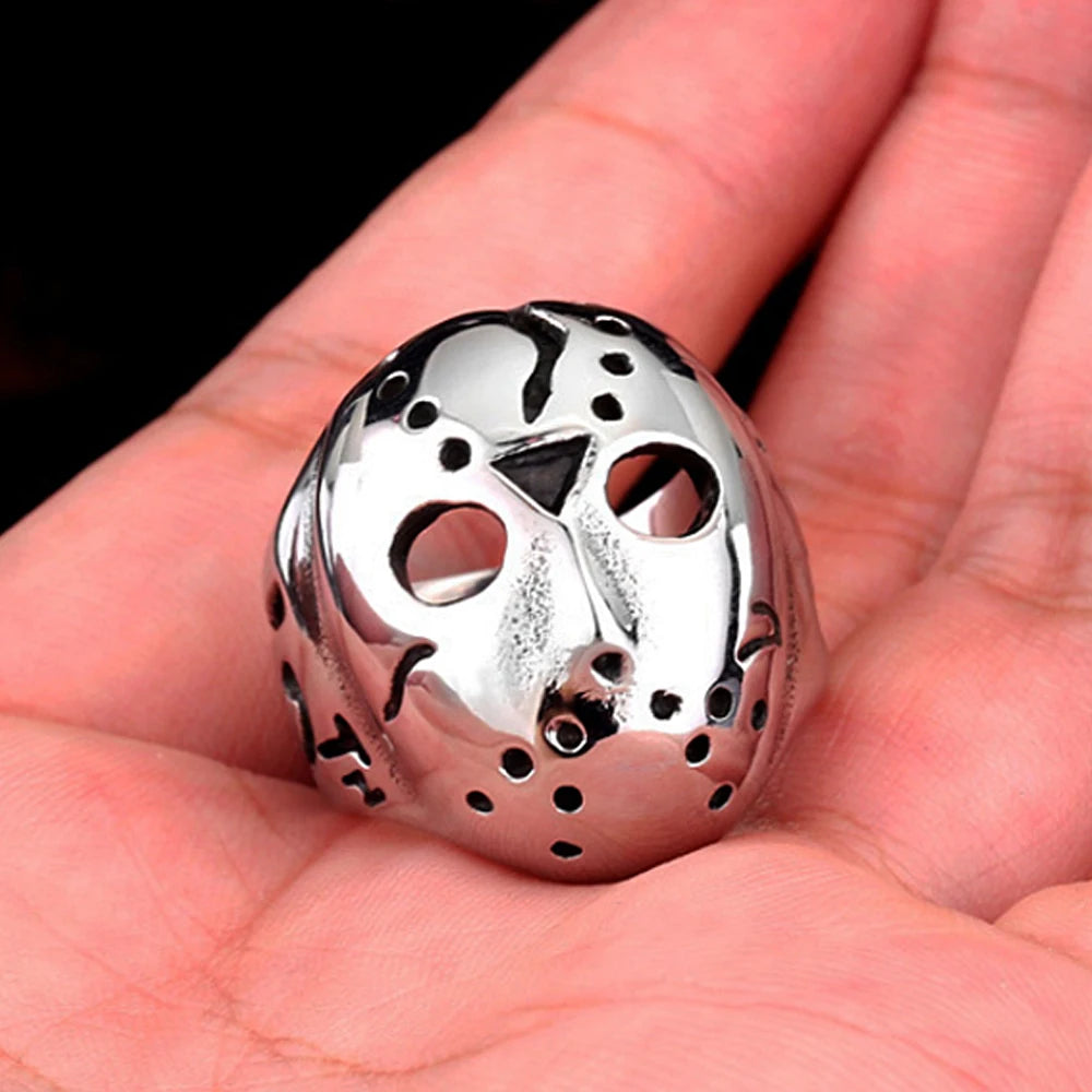 Horror Mask Ring (316L)