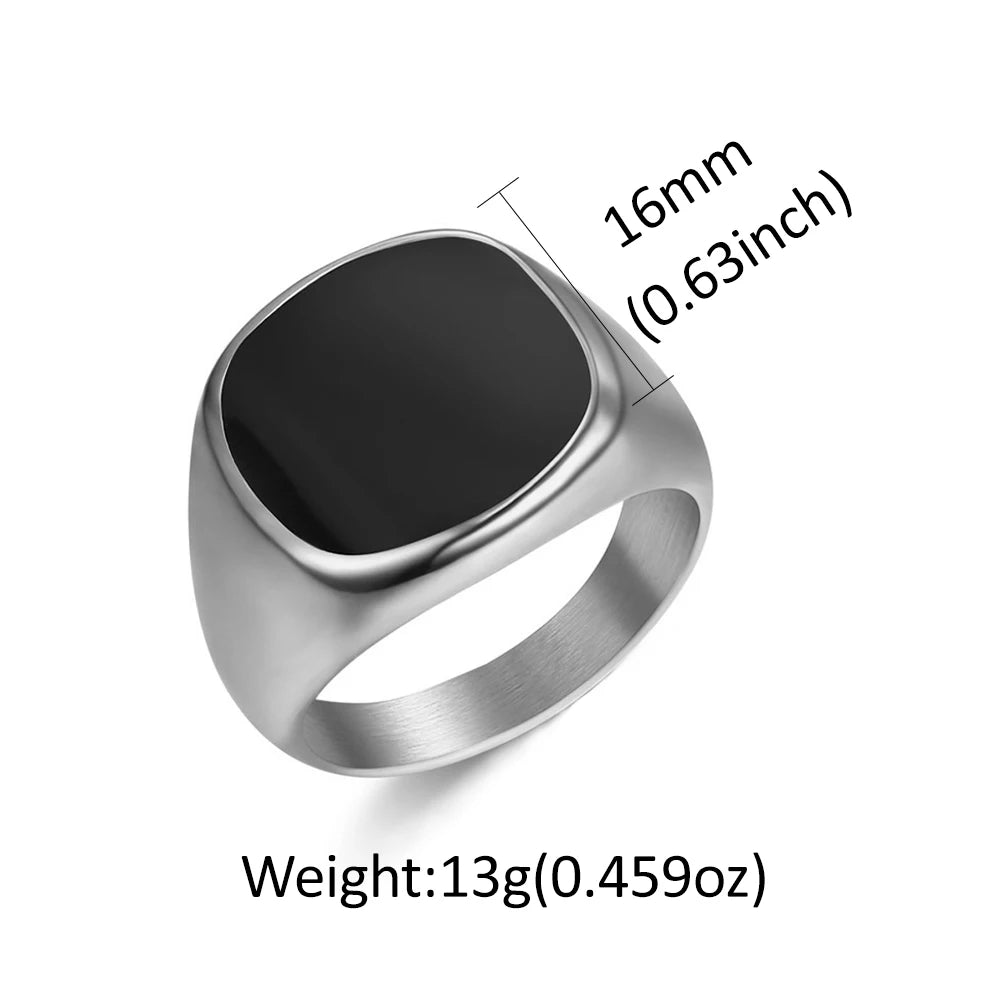Vinyl Band Ring (316L)