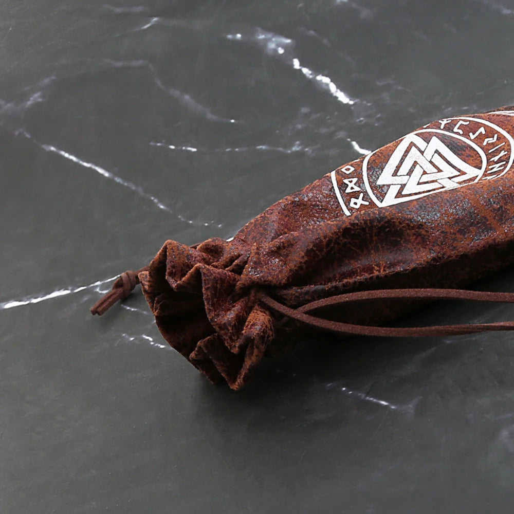 Viking Jewelry Storage Pouch (PU Leather)