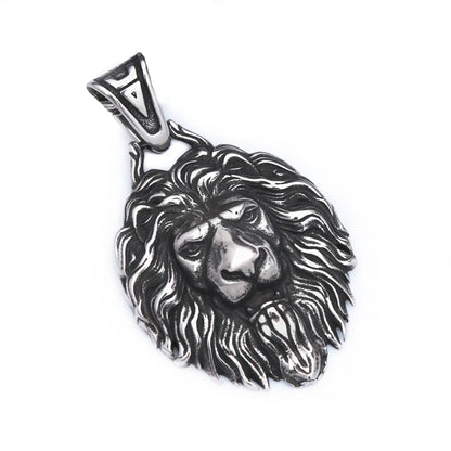 Lion Head Pendant (316L)