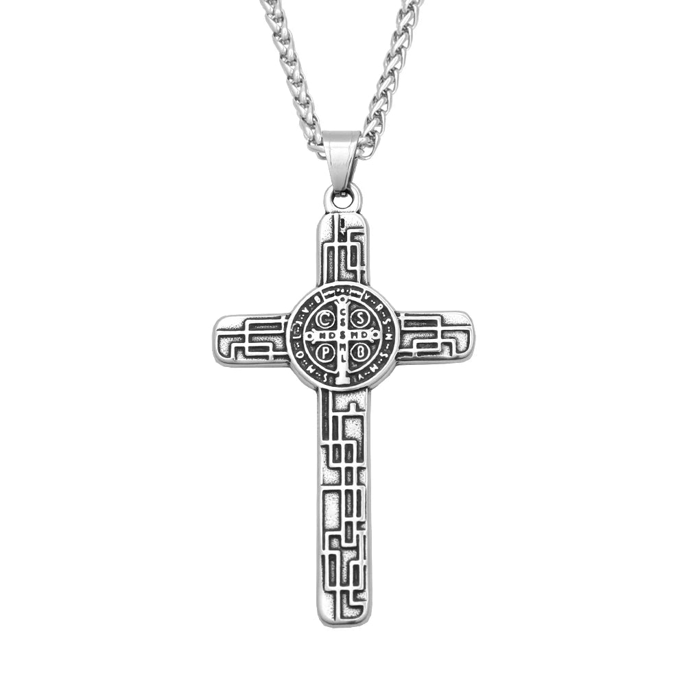Jesus Cross Pendant Necklace Collection (316L)