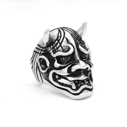 Anillos de calavera de acero inoxidable 316L góticos vintage para hombres y mujeres, estilo punk, hip hop, motocicleta, joyería, regalos de Halloween, triangulación de envíos