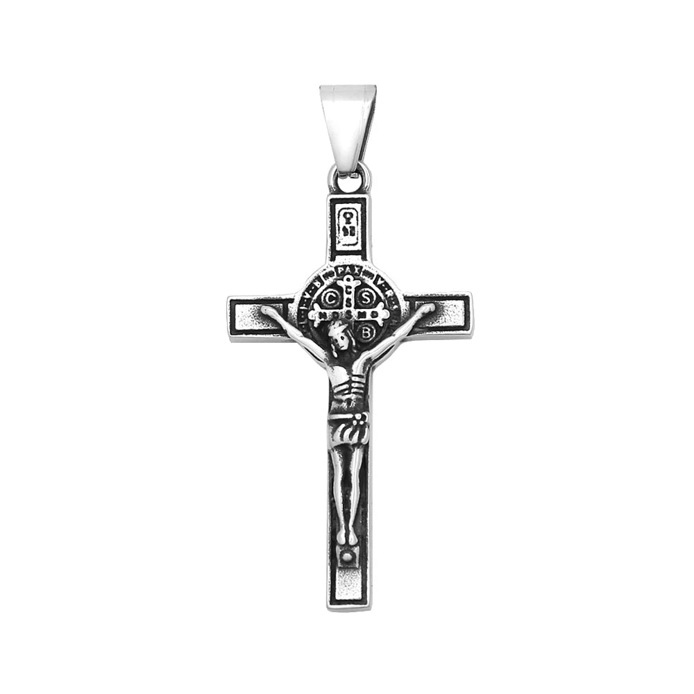 Jesus Cross Pendant Necklace Collection (316L)