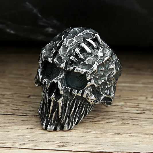 Ruin Skull Ring (316L)