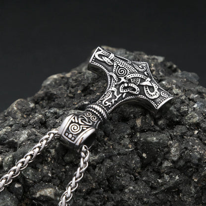 Hammer Mjölnir Anhänger-Halskette (316L)