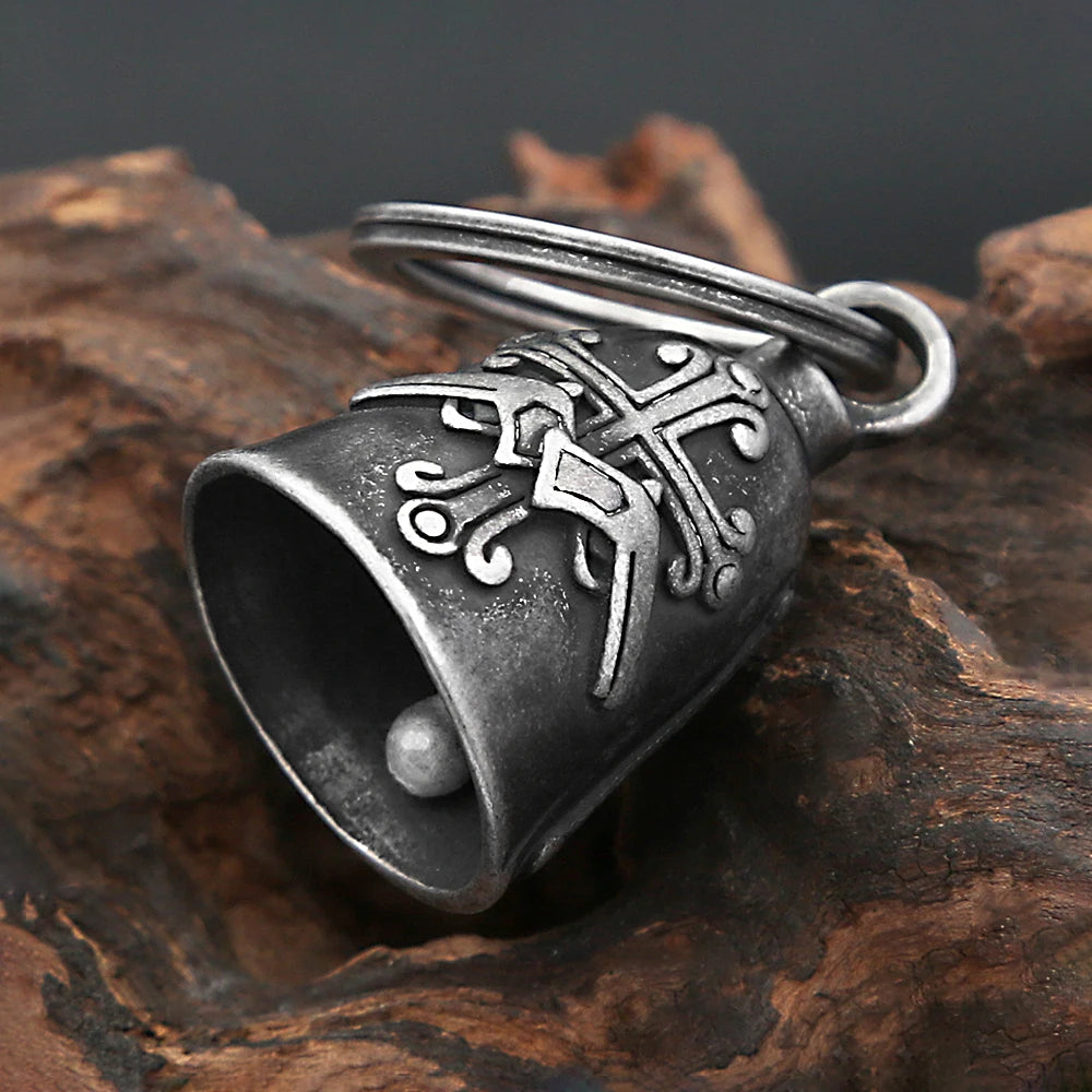 Angel Wing Bike Bell Keychain (316L)