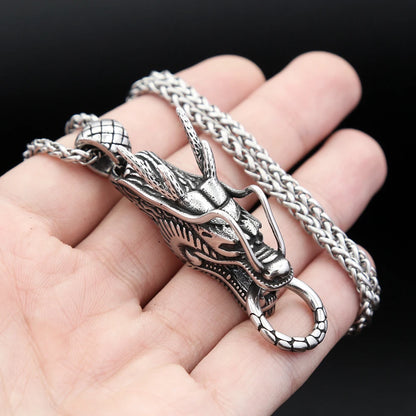 Dragon Head Pendant Necklace (316L)