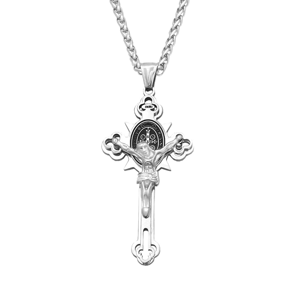 Jesus Cross Pendant Necklace Collection (316L)