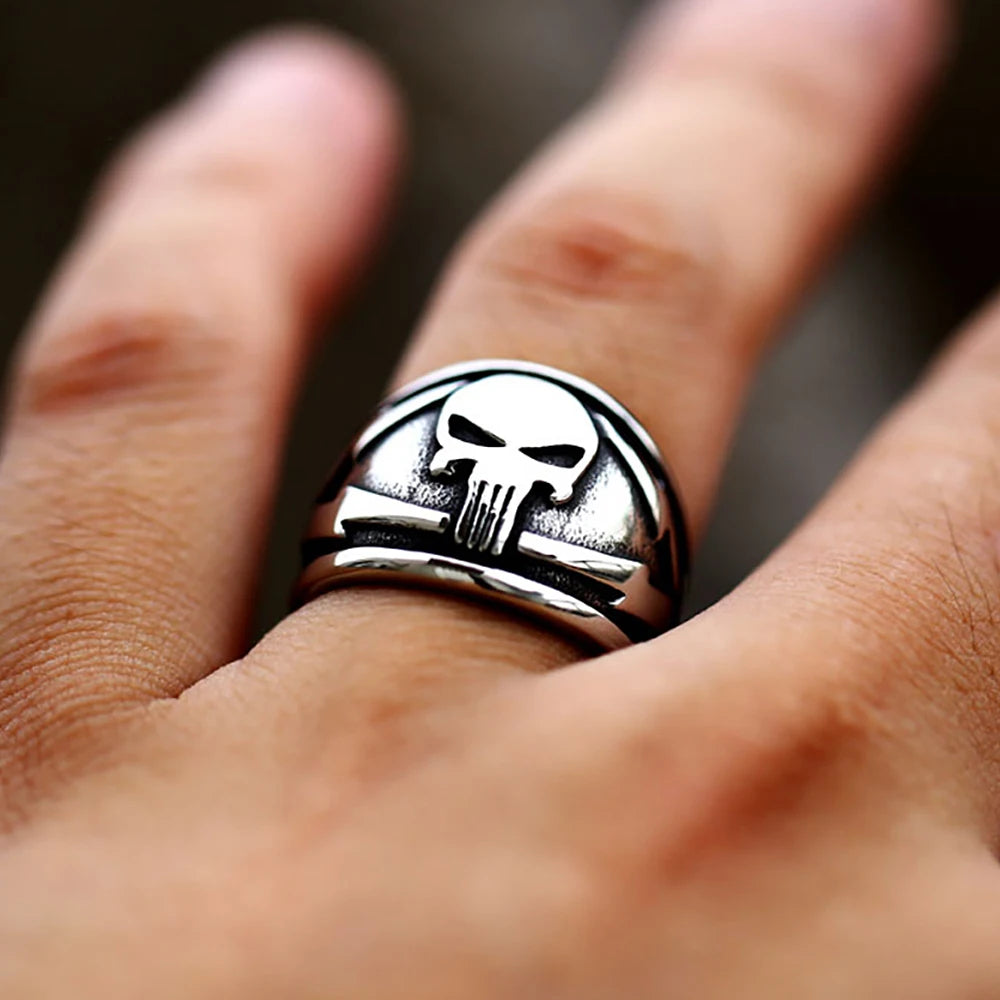 Skull Mask Ring Collection (316L)