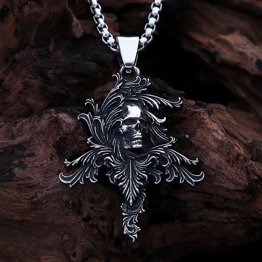 Death Skull Pendant Necklace (316L)
