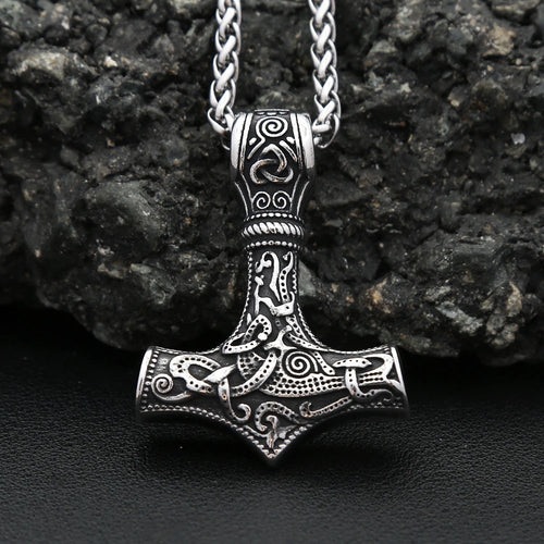 Hammer Mjölnir Anhänger-Halskette (316L)