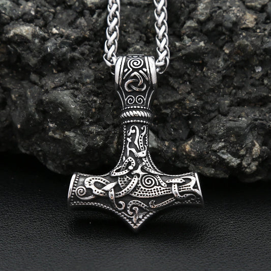 Hammer Mjölnir Anhänger-Halskette (316L)