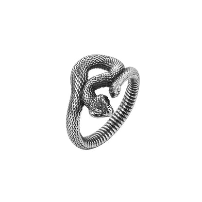 Serpent Coil Ring (316L)