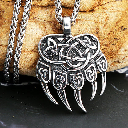 Bear Claw Knot Pendant (316L)