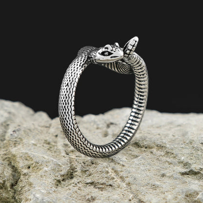Serpent Coil Ring (316L)