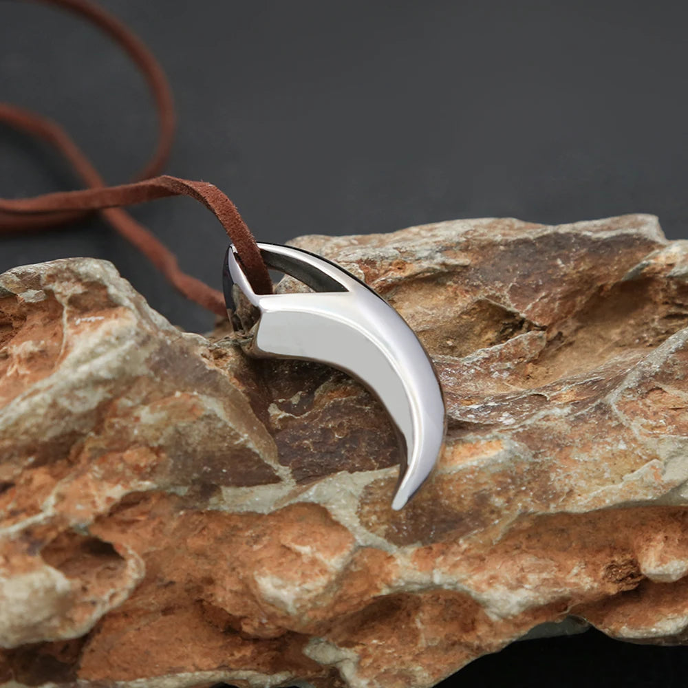 Wolf Fang Pendant Necklace (316L)