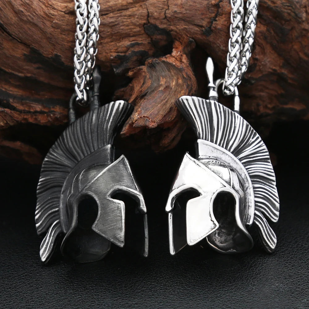 Spartan Helmet Pendant (316L)