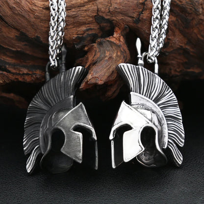 Spartan Helmet Pendant (316L)