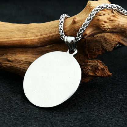 Colgante de cruz de caballeros templarios vintage de moda para hombres, collar de cruz de acero inoxidable punk, joyería única, regalos, envío directo