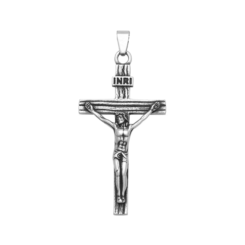 Jesus Cross Pendant Necklace Collection (316L)