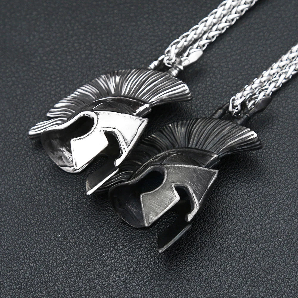 Spartan Helmet Pendant (316L)