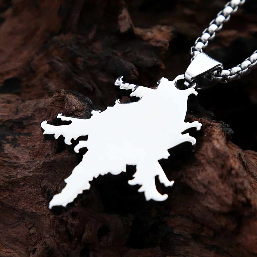 Death Skull Pendant Necklace (316L)