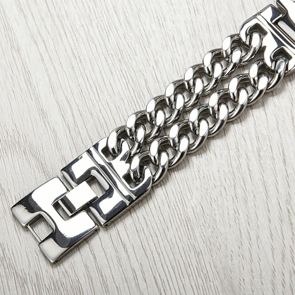Skull Chain Bracelet (316L)
