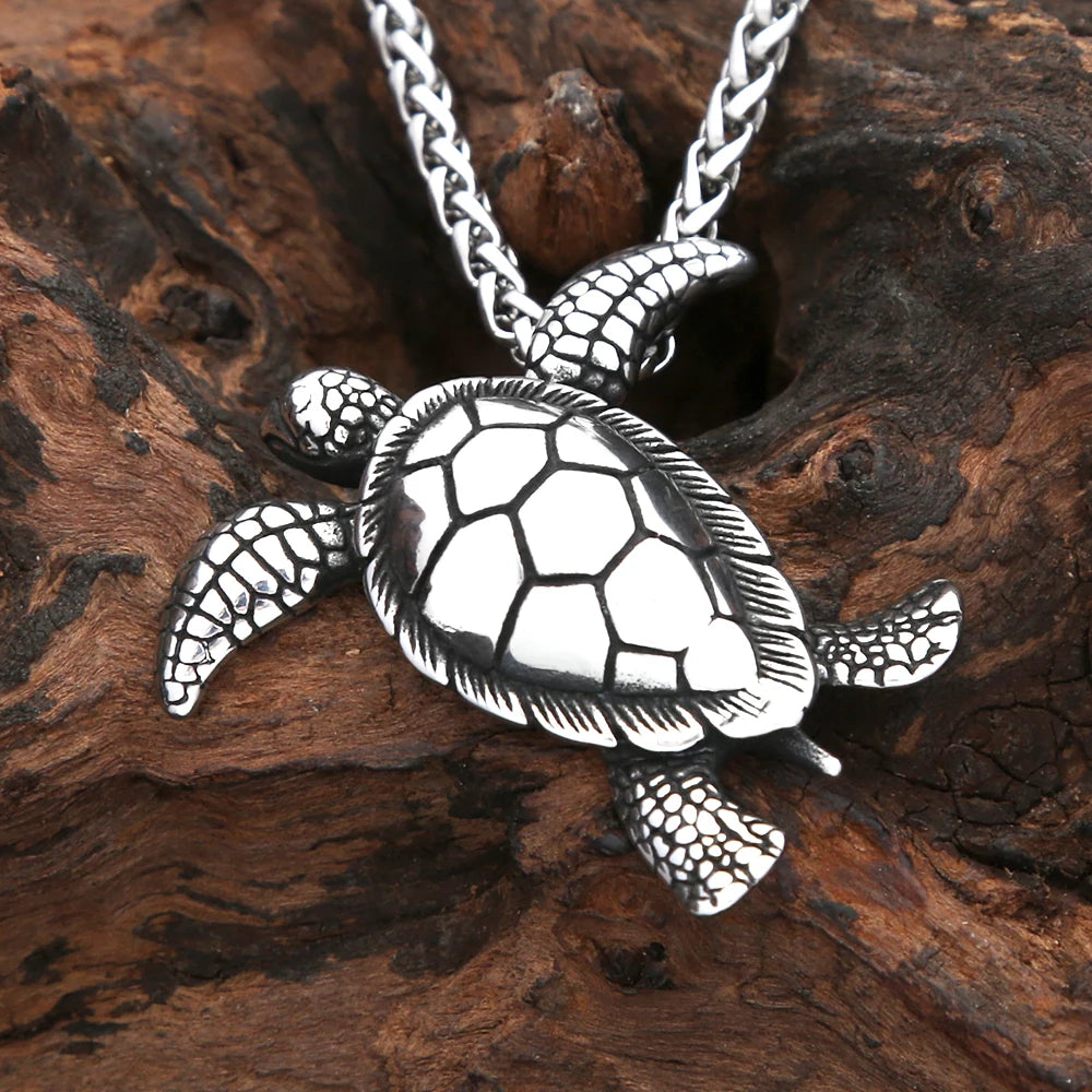 Turtle Pendant Necklace (316L)