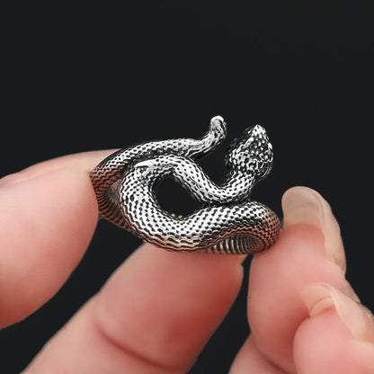 Serpent Coil Ring (316L)