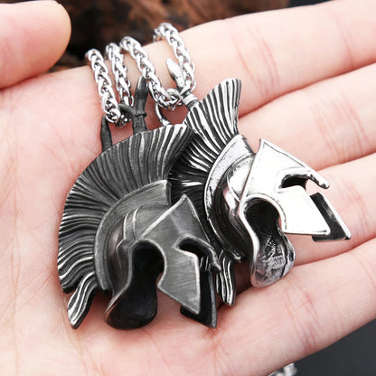 Spartan Helmet Pendant (316L)