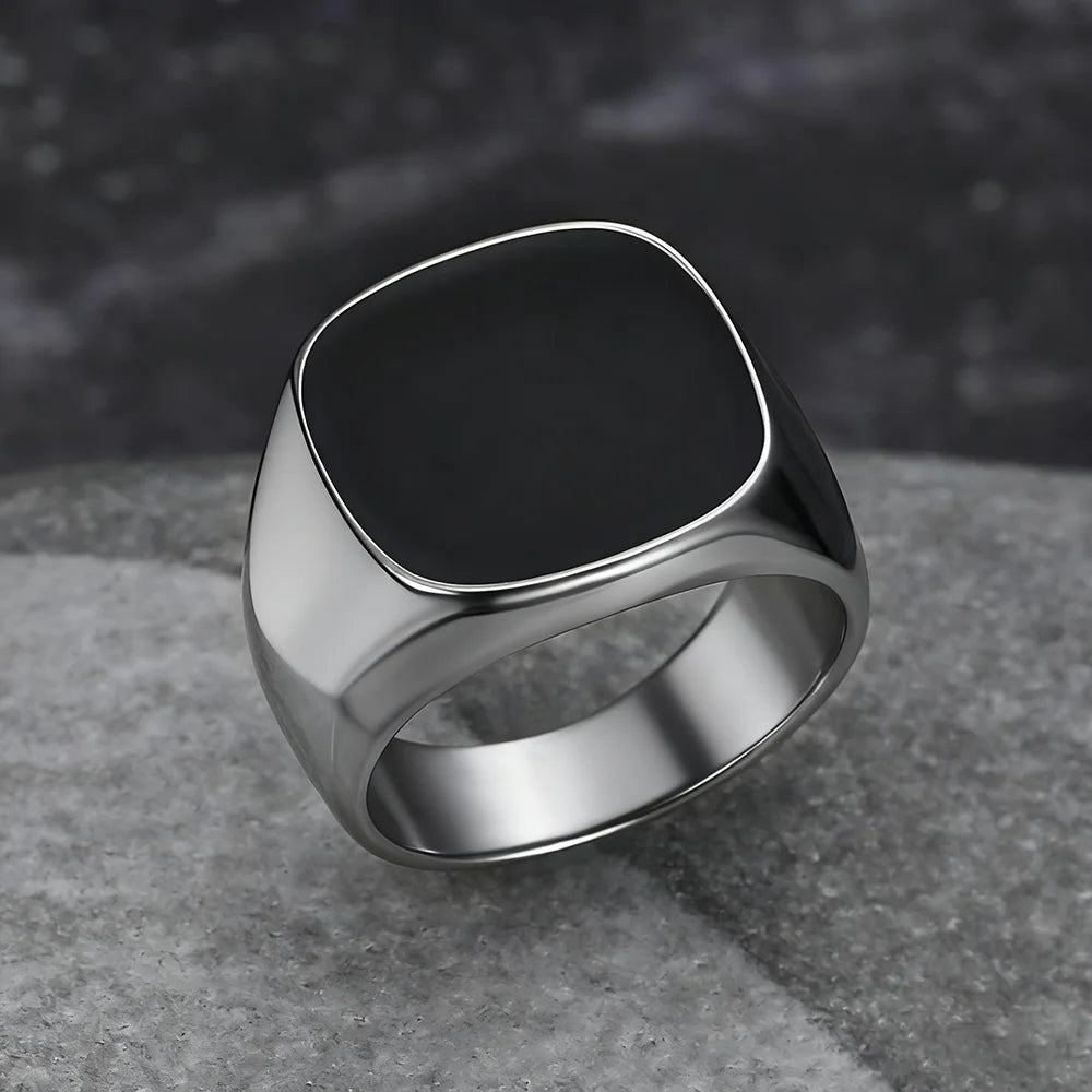 Vinyl Band Ring (316L)