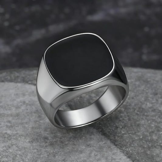 Vinyl Band Ring (316L)