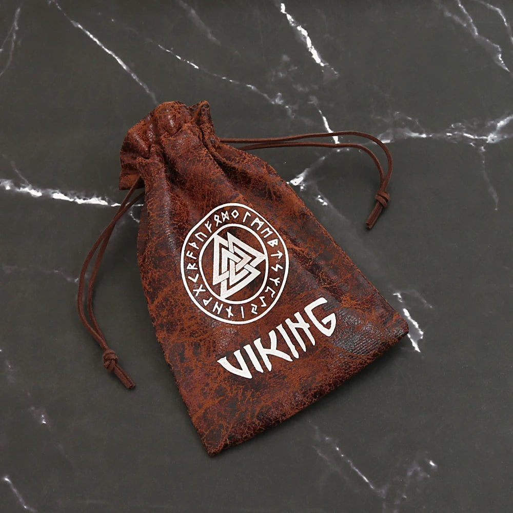 Viking Jewelry Storage Pouch (PU Leather)