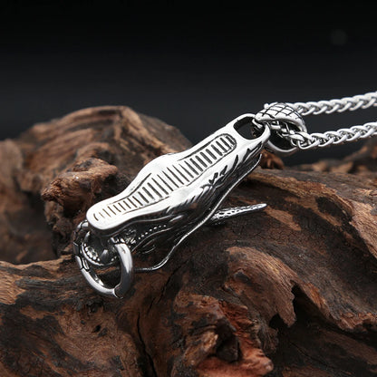 Dragon Head Pendant Necklace (316L)