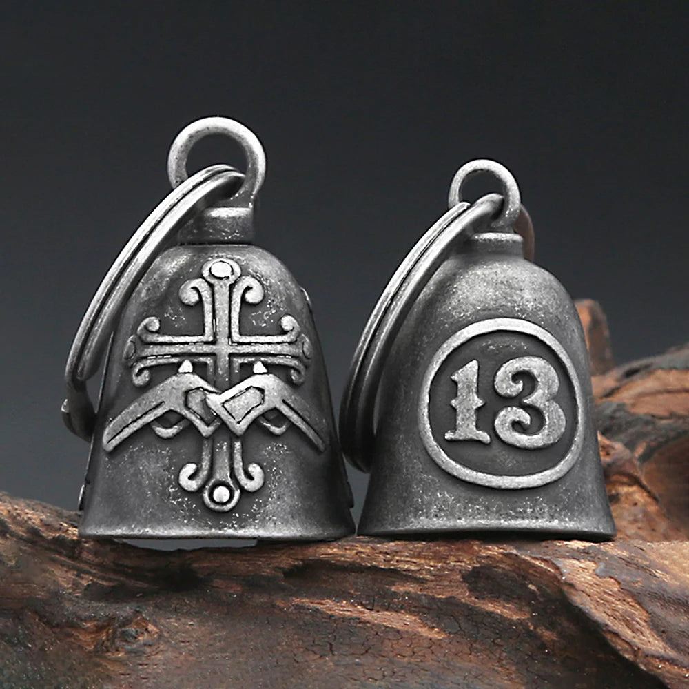 Angel Wing Bike Bell Keychain (316L)