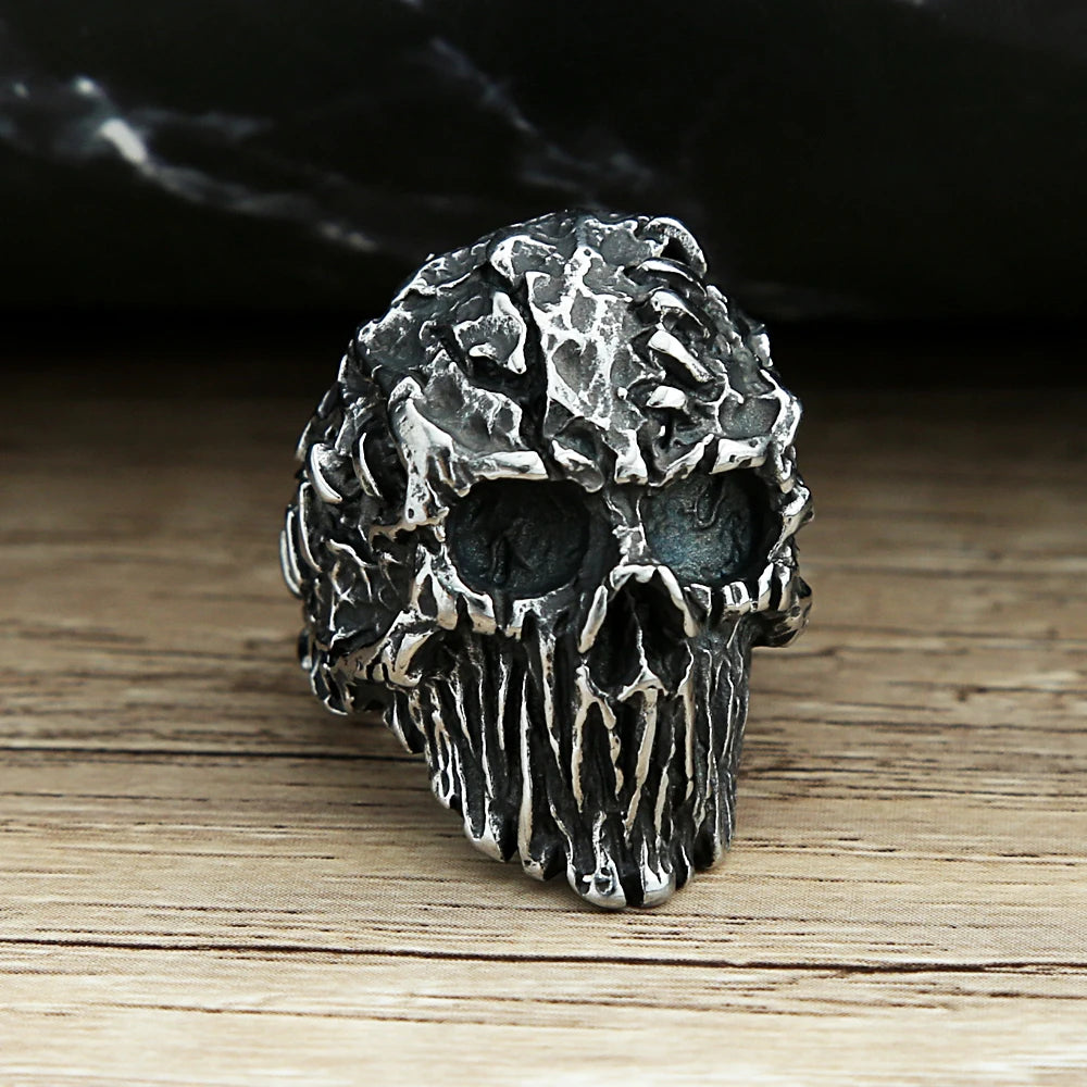 Ruin Skull Ring (316L)