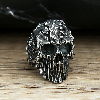 Ruin Skull Ring (316L)