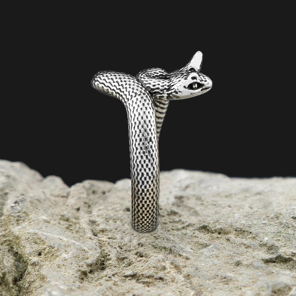 Serpent Coil Ring (316L)