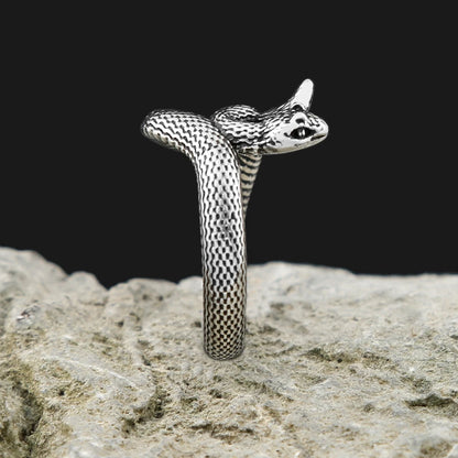 Serpent Coil Ring (316L)