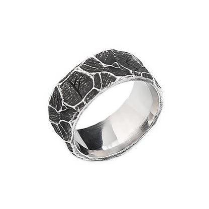 Runic Texture Ring (316L)
