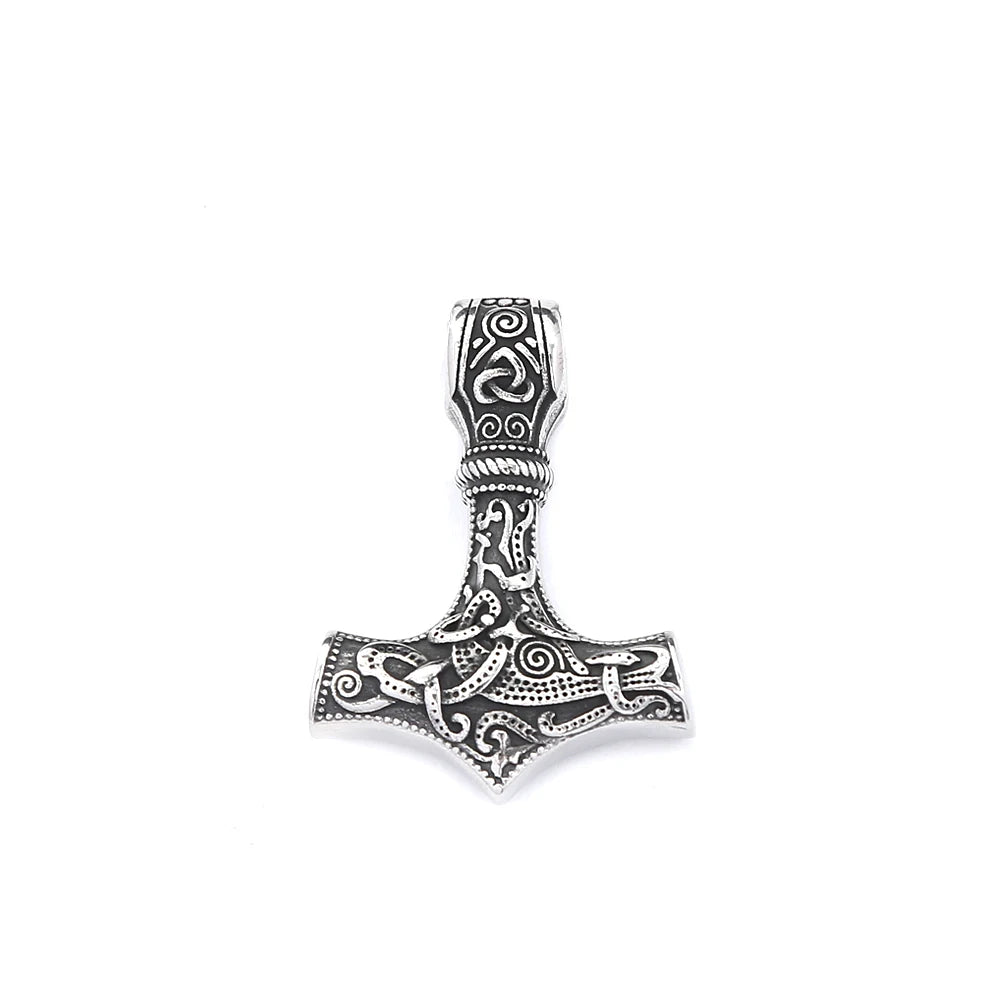 Hammer Mjölnir Anhänger-Halskette (316L)