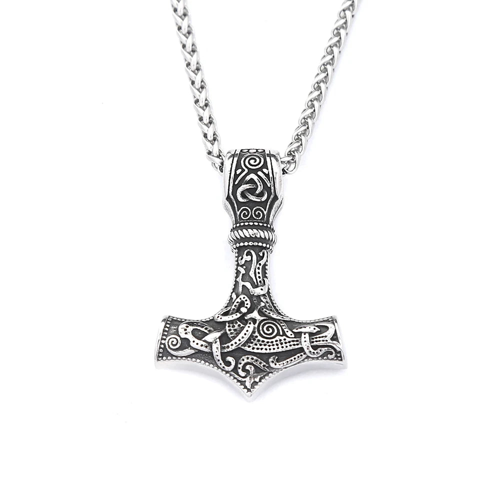 Hammer Mjölnir Anhänger-Halskette (316L)