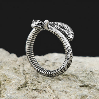 Serpent Coil Ring (316L)