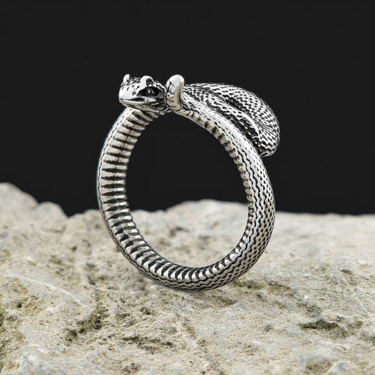 Serpent Coil Ring (316L)