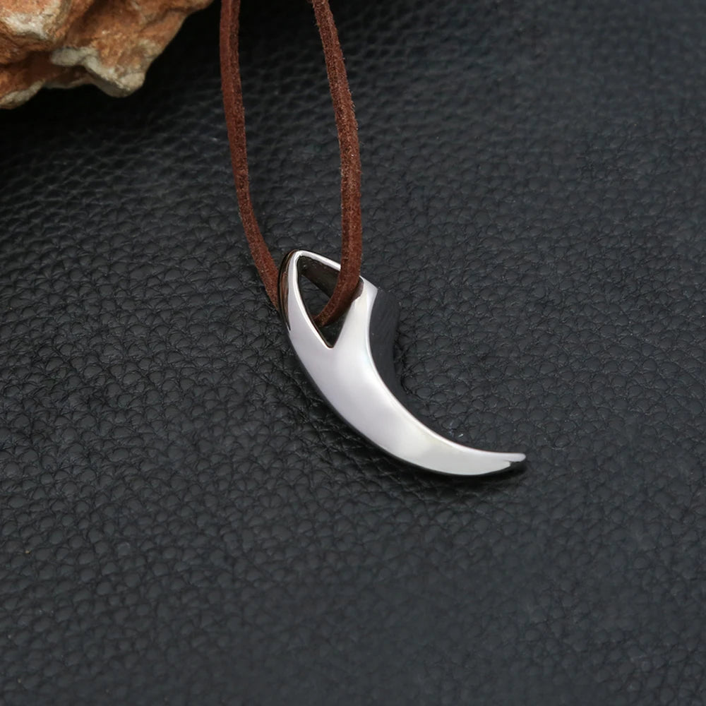 Wolf Fang Pendant Necklace (316L)