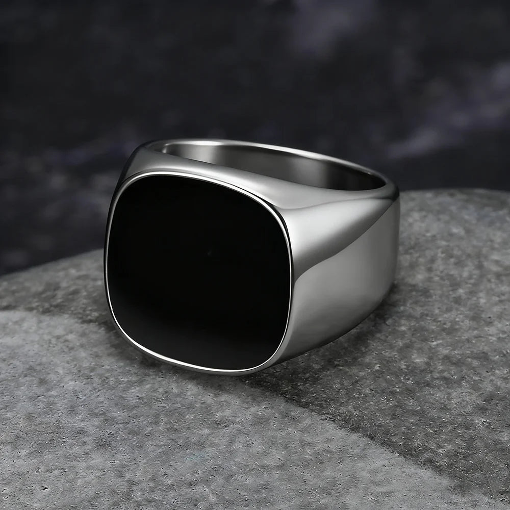 Vinyl Band Ring (316L)