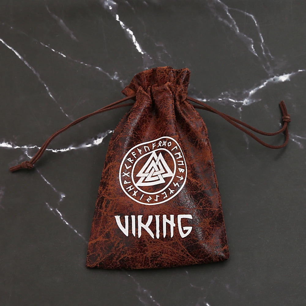 Viking Jewelry Storage Pouch (PU Leather)
