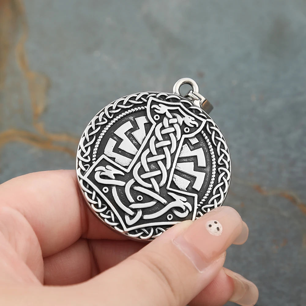 Mjolnir Medallion (316L)